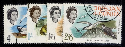 tristan-da-cunha-qeii-sg113-116-1968-birds-set-fine-used