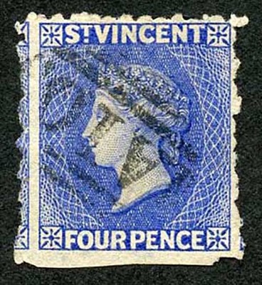 st-vincent-sg38-4d-bright-blue-wmk-star-perf-11-to-12-5-fine-used-cat-120-pounds