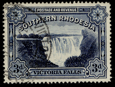 southern-rhodesia-gv-sg35b-3d-deep-blue-fine-used