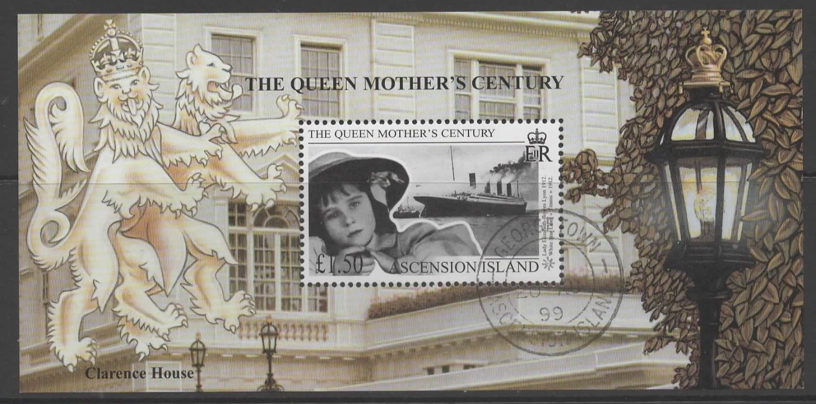 ascension-sgms785-1999-queen-mother-used