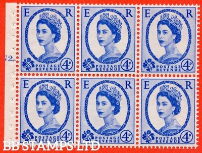 sg-576al-sb105-4d-deep-ultramarine-a-mounted-mint-cylinder-pane-of-6-b45395