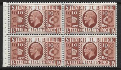 ncomb7-1d-silver-jubilee-booklet-pane-good-perfs-unmounted-mint