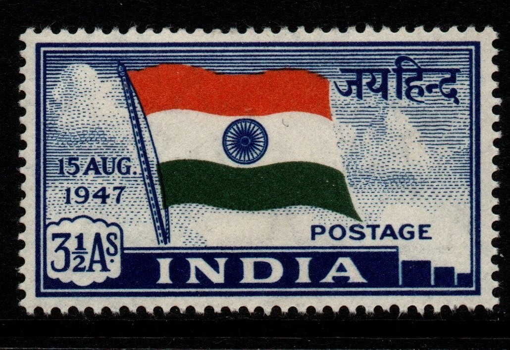 india-sg302-1947-3a-independence-mnh