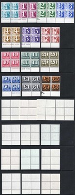 sgd77-d89-post-due-set-of-13-in-u-m-marginal-blocks-cat-120-pounds