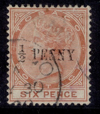 tobago-qv-sg28-d-on-6d-orange-brown-fine-used-cat-225