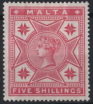 malta-1886-5s-rose-vf-mint-sg30-c130