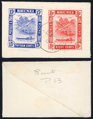 brunei-sg84a-8c-scarlet-perf-13-on-piece-with-15c-cat-22-pounds