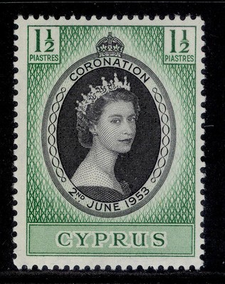 cyprus-qeii-sg172-1pi-1953-coronation-nh-mint