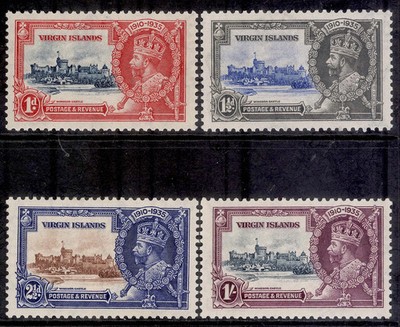 british-virgin-islands-gv-sg103-106-1935-silver-jubilee-set-lh-mint-cat-25