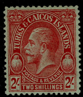 turks-caicos-islands-gv-sg184-2s-red-emerald-m-mint-cat-10