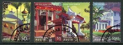 christmas-sg596-99-2006-heritage-buildings-set-fine-used