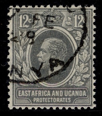 east-africa-and-uganda-gv-sg69-12c-slate-grey-used-cat-150