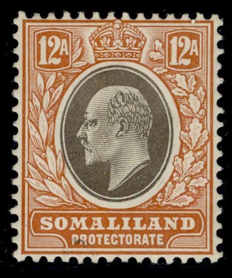 somaliland-edvii-sg53a-12a-black-orange-brown-lh-mint-cat-17-chalky