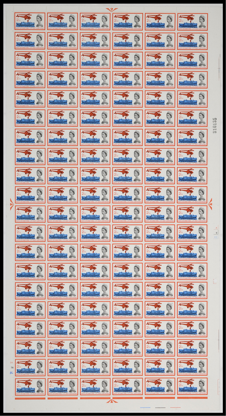 1963-sg-639c-lifeboat-2d-ord-cylinder-3a3b1c-white-flaw-in-hair-sheet-u-m