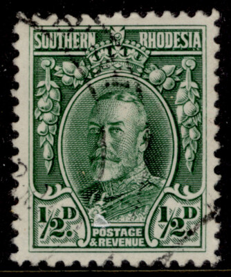southern-rhodesia-gv-sg15-d-green-fine-used