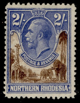 northern-rhodesia-gv-sg11-2s-brown-ultramarine-m-mint-cat-32