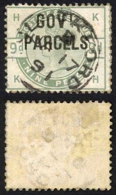 sgo63-9d-lilac-and-green-opt-govt-parcels-cds-used-cat-1200-pounds