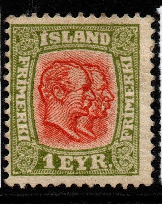iceland-sg81-1908-1a-salmon-yellow-green-mtd-mint