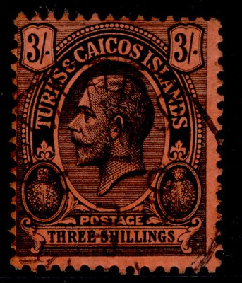 turks-caicos-islands-gv-sg139-3s-black-red-fine-used-cat-30-cds
