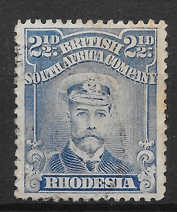 rhodesia-sg208-1913-2d-blue-p15-used