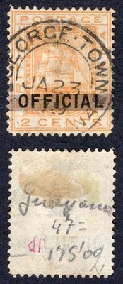 british-guiana-sg140-2c-orange-cat-90-pounds