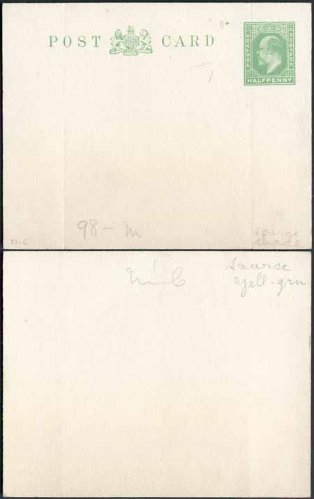 cp52a-kevii-1-2d-yellow-green-inland-card-stamp-l9-format-cf11-mint
