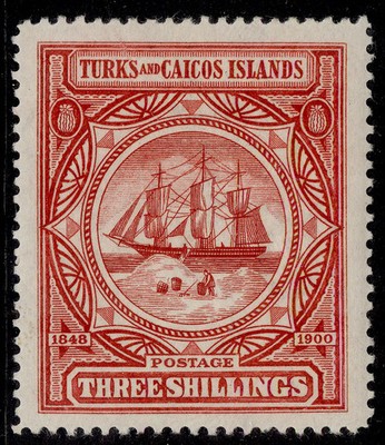 turks-caicos-islands-qv-sg109-3s-lake-vlh-mint-cat-90