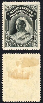 niger-coast-sg56a-1-black-no-wmk-perf-13-5-14-m-m-hinge-emainders-cat-75-po