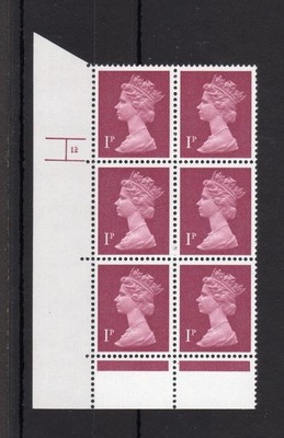 1p-pcp-machin-unmounted-mint-cylinder-12-block-eeh