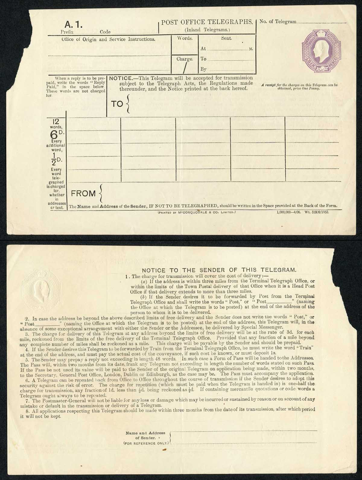tp17a-kevii-6d-post-office-telegraph-form-mccorquodale-and-co