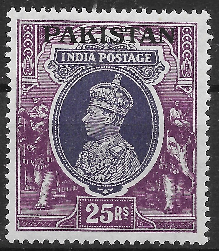 pakistan-sg19-1947-25r-slate-violet-purple-ovpt-on-india-mtd-mint