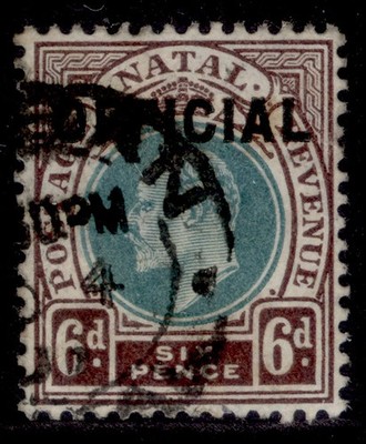 south-africa-natal-edvii-sg-o5-6d-green-brown-purple-fine-used-cat-80