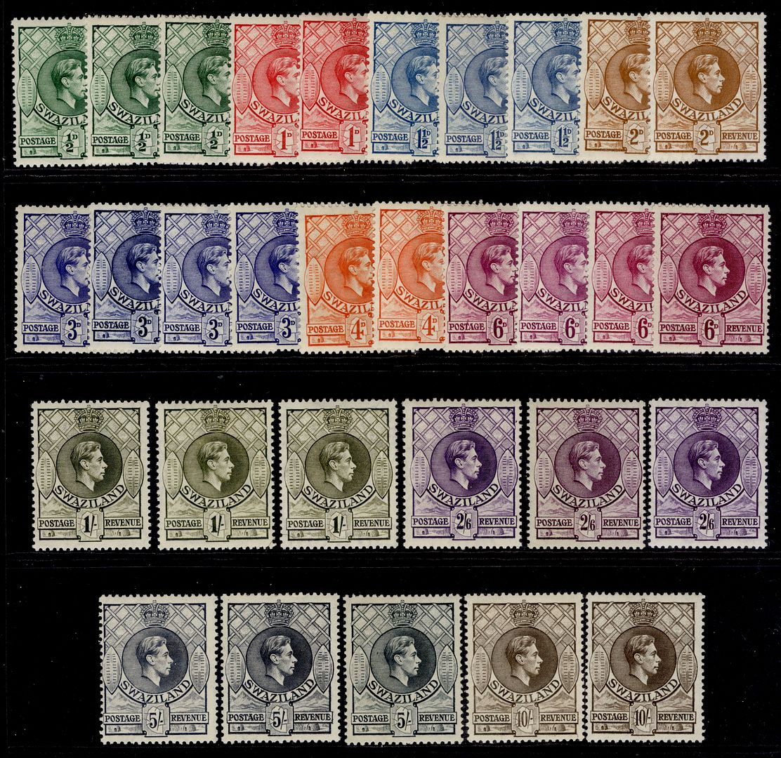 swaziland-gvi-sg28-38a-1938-54-kgvi-defins-shades-perfs-lh-mint-cat-540