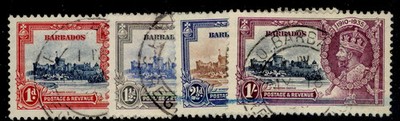 barbados-gv-sg241-244-1935-silver-jubilee-set-used-cat-45