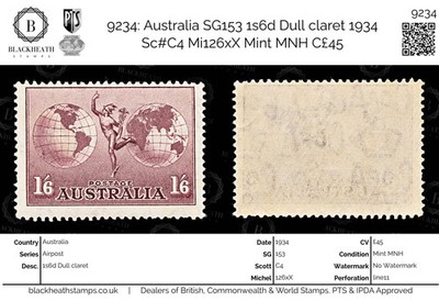 9234-australia-sg153-1s6d-dull-claret-1934-sc-c4-mi126xx-mint-mnh-c45