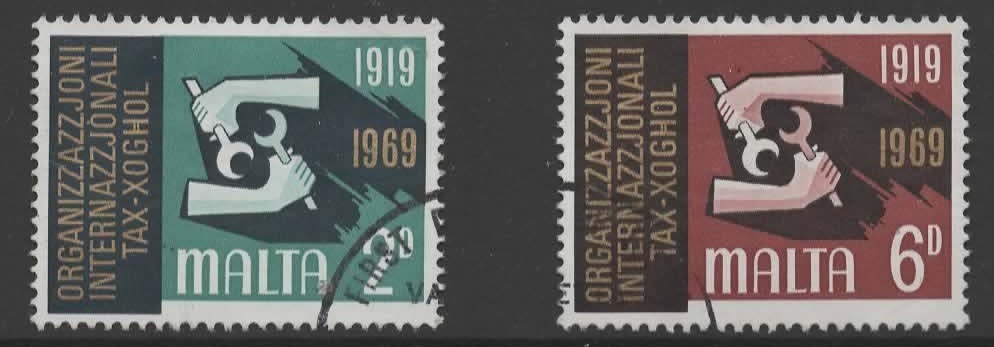 malta-sg416-7-1969-labour-organization-fine-used