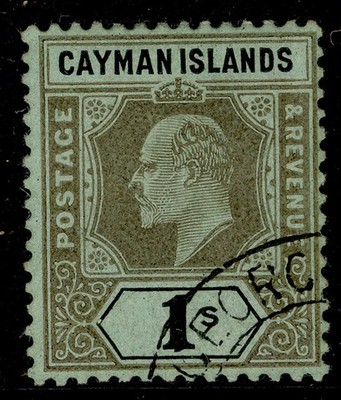 cayman-islands-edvii-sg31-1s-black-green-fine-used-cat-22