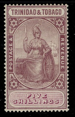 trinidad-tobago-gv-sg155-5s-dull-purple-mauve-nh-mint-cat-75