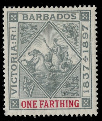 barbados-qv-sg116-d-grey-carmine-m-mint-cat-10