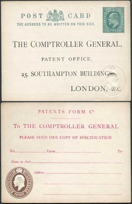 co8-kevii-patent-office-card-with-1-2d-on-front-and-7-1-2d-on-reverse