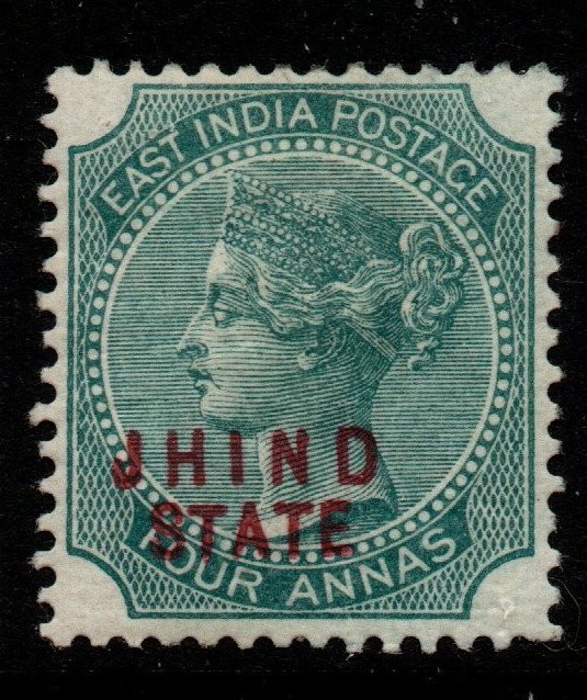india-jind-sg15-1886-4a-blue-green-mtd-mint