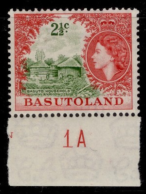 basutoland-qeii-sg72-2c-yellow-green-deep-rose-red-nh-mint-marg-control