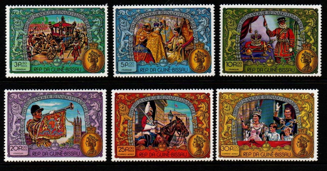 guinea-bissau-sg525-30-1977-silver-jubilee-of-queen-elizabeth-ii-mnh