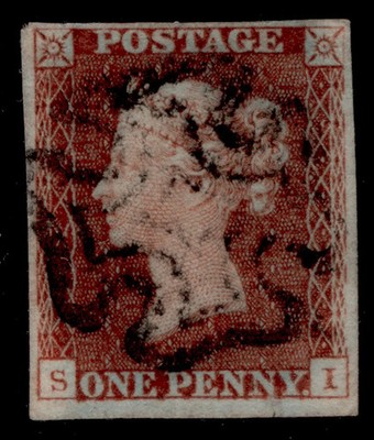 gb-qv-sg7-1d-red-brown-black-plate-11-fine-used-cat-130-black-mx-si
