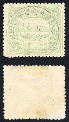 solomon-is-sg5-5d-emerald-green-large-canoe-cds-used-cat-80-pounds