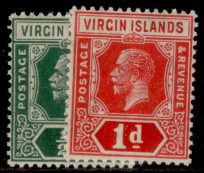british-virgin-islands-gv-sg80-81-1921-die-ii-wmk-script-set-nh-mint-cat-27