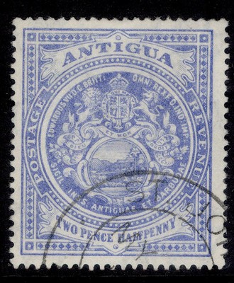 antigua-edvii-sg46-2d-ultramarine-vfu-cat-18