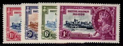 british-solomon-islands-gv-sg53-56-1935-silver-jubilee-set-lh-mint-cat-28