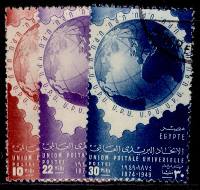 egypt-sg359-361-1948-upu-set-fine-used
