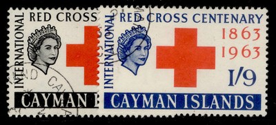cayman-islands-qeii-sg181-182-1963-red-cross-set-fine-used